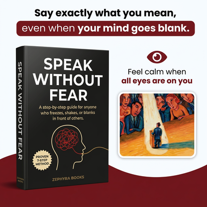 Speak Without Fear │ The 7-Step Method for Staying Calm Under Pressure