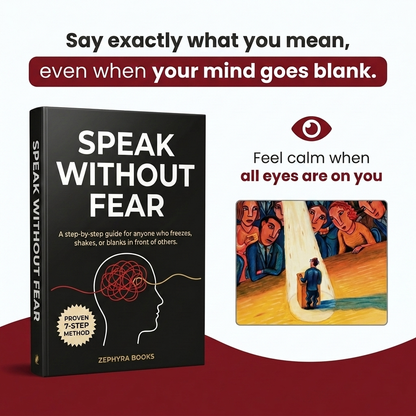 Speak Without Fear │ The 7-Step Method for Staying Calm Under Pressure
