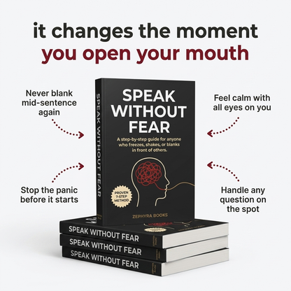 Speak Without Fear │ The 7-Step Method for Staying Calm Under Pressure