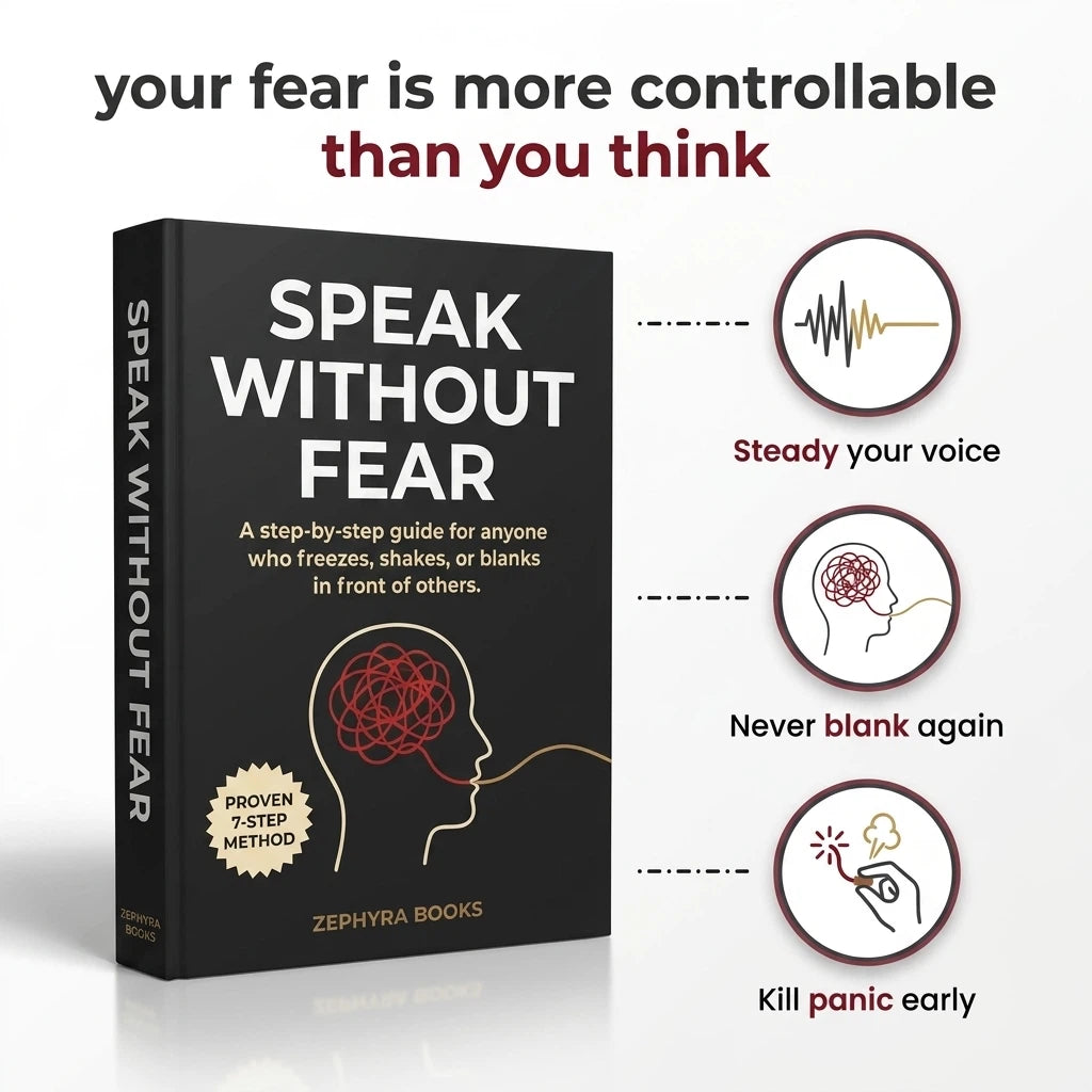 Speak Without Fear │ The 7-Step Method for Staying Calm Under Pressure
